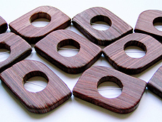 vlnka z red wooden line stone